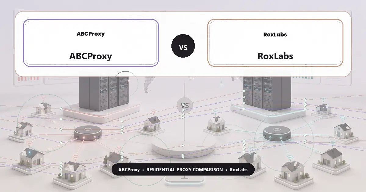 ABCProxy versus RoxLabs residential proxy comparison