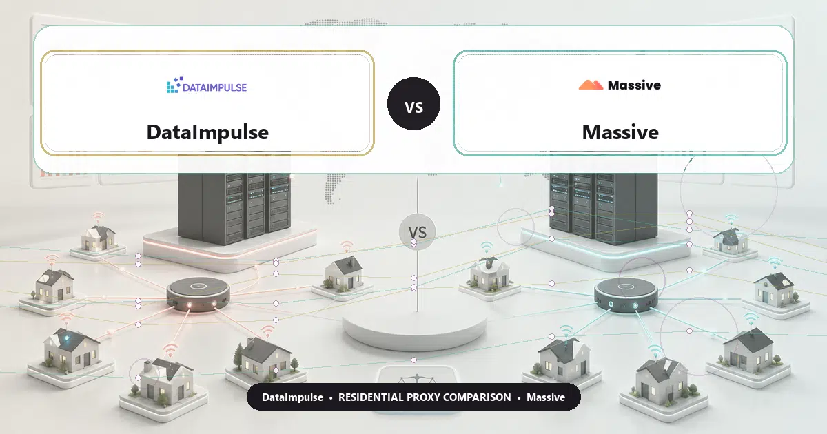 DataImpulse versus Massive residential proxy comparison