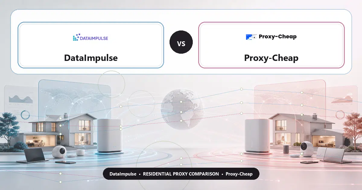 DataImpulse versus Proxy-Cheap residential proxy comparison