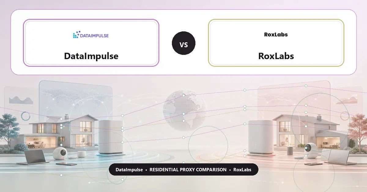 DataImpulse versus RoxLabs residential proxy comparison