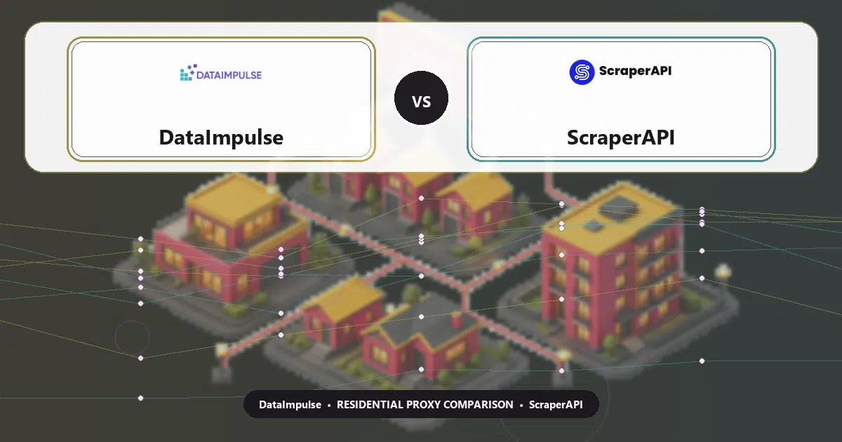 DataImpulse versus ScraperAPI residential proxy comparison