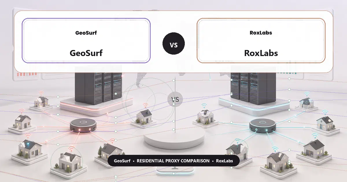 GeoSurf versus RoxLabs residential proxy comparison