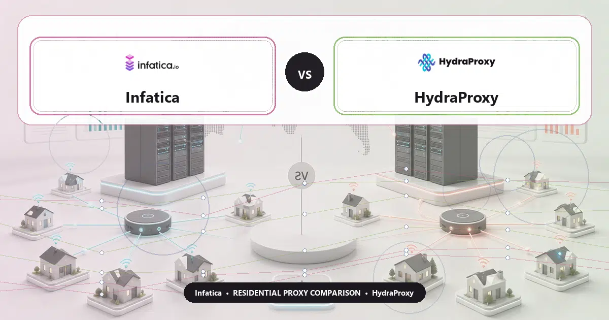 Infatica versus HydraProxy residential proxy comparison