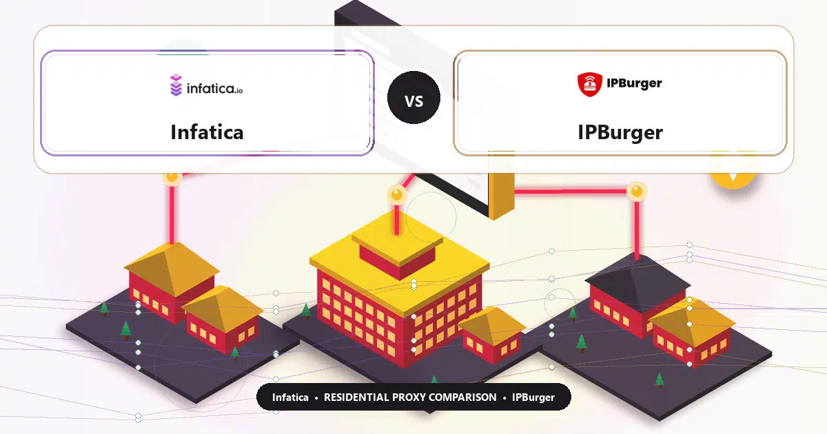 Infatica versus IPBurger residential proxy comparison