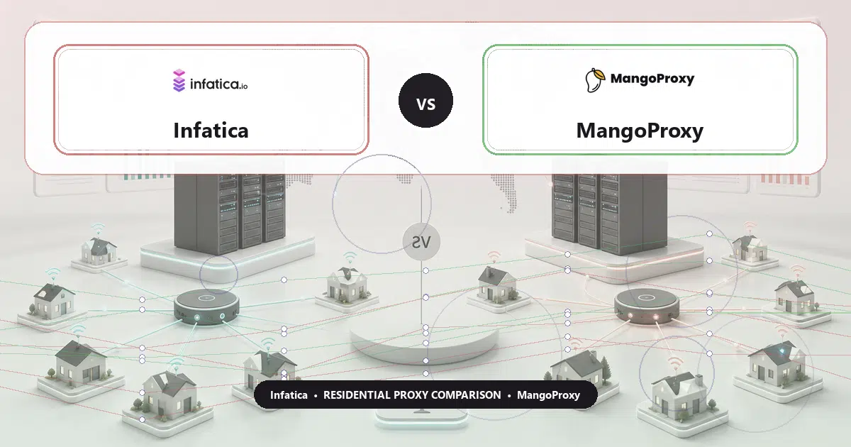 Infatica versus MangoProxy residential proxy comparison