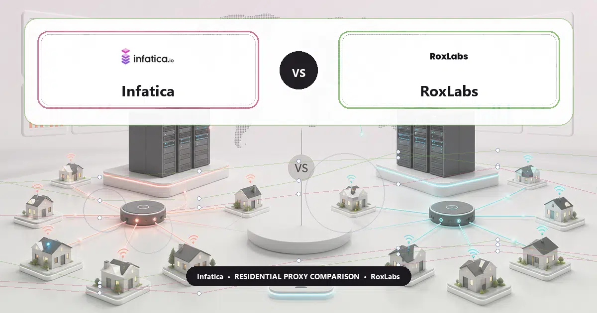 Infatica versus RoxLabs residential proxy comparison