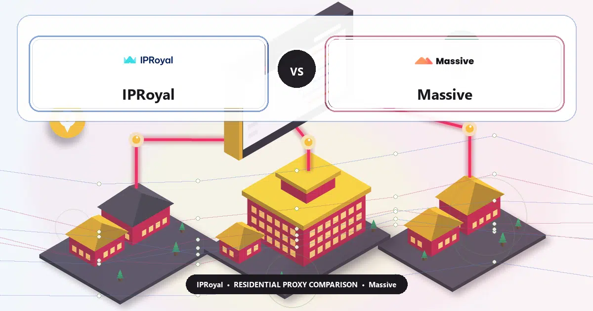 IPRoyal versus Massive residential proxy comparison