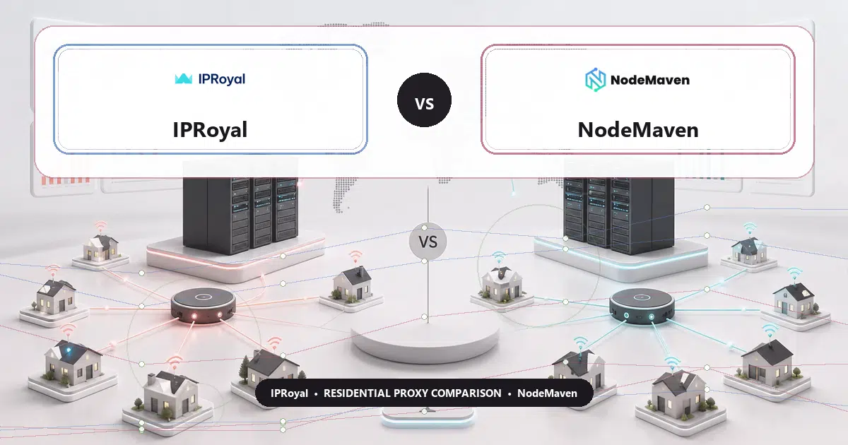 IPRoyal versus NodeMaven residential proxy comparison