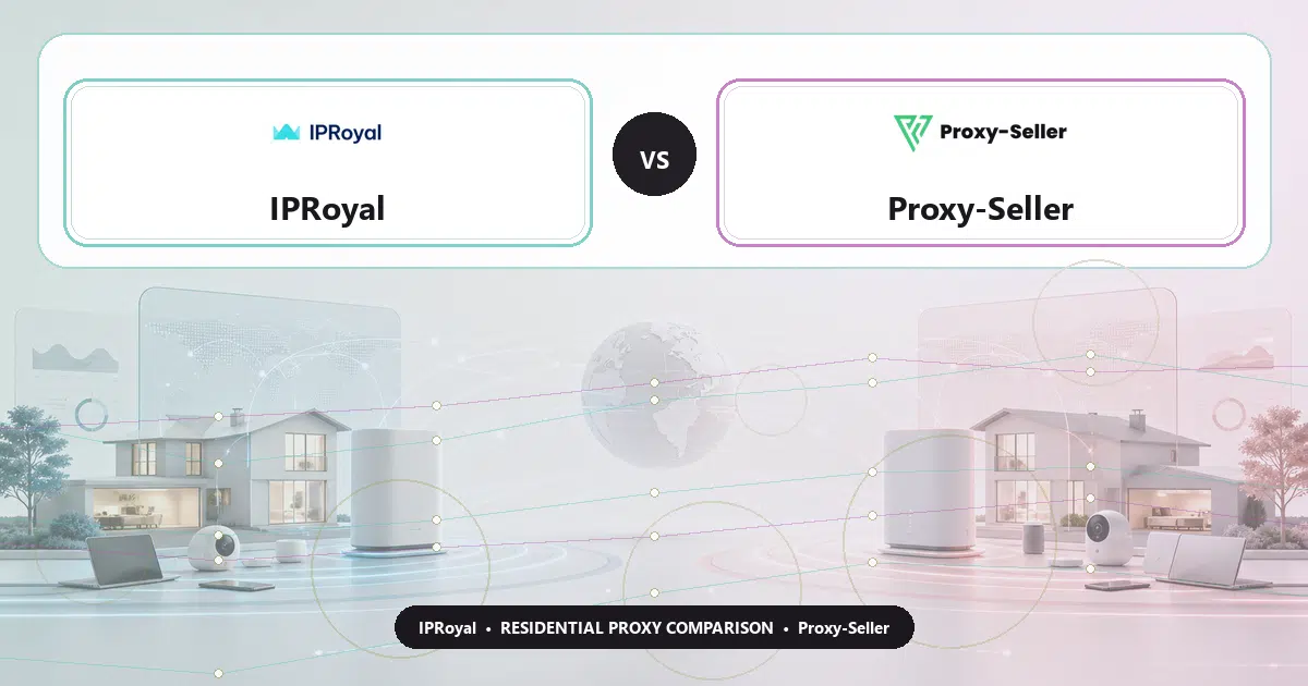 IPRoyal versus Proxy-Seller residential proxy comparison