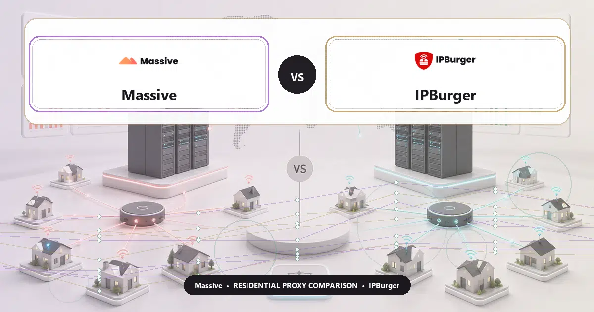 Massive versus IPBurger residential proxy comparison