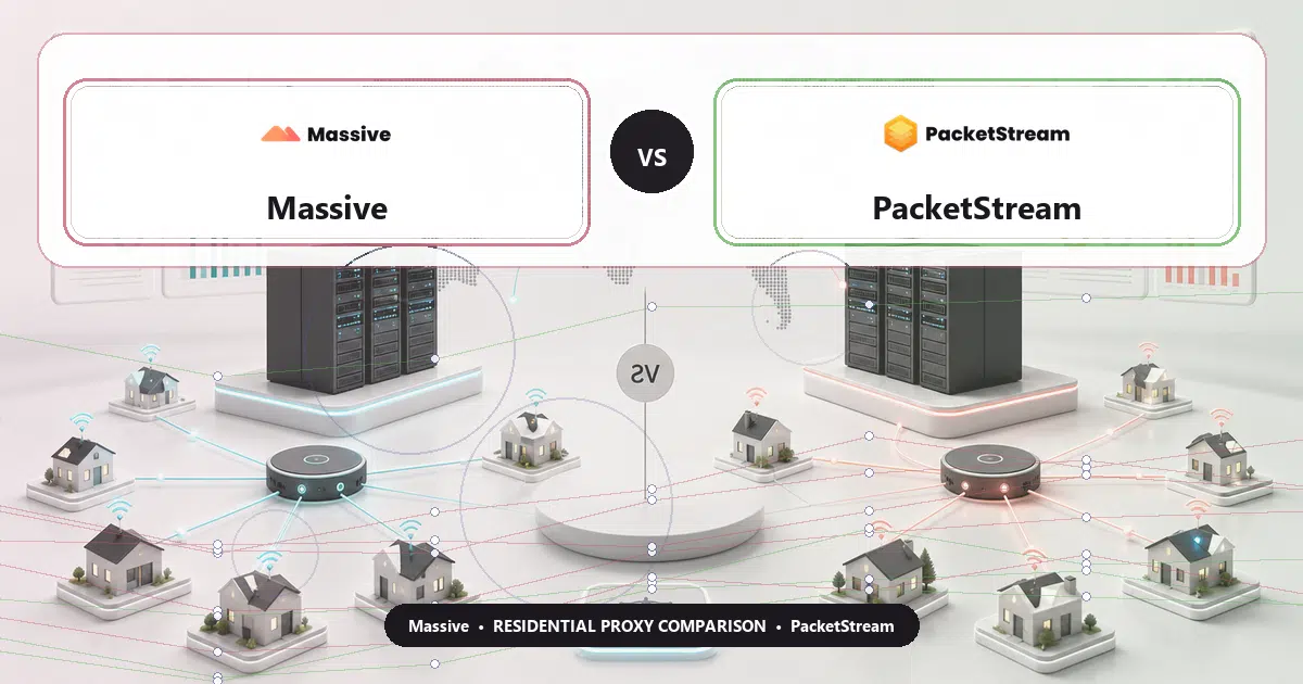 Massive versus PacketStream residential proxy comparison