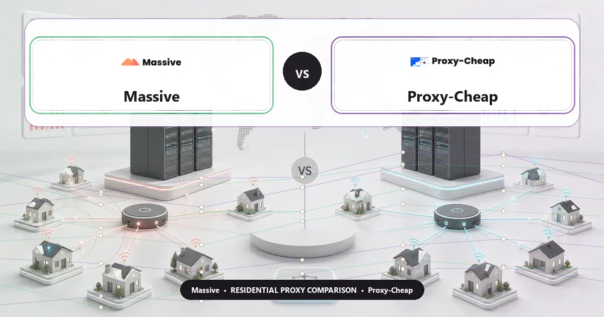 Massive versus Proxy-Cheap residential proxy comparison