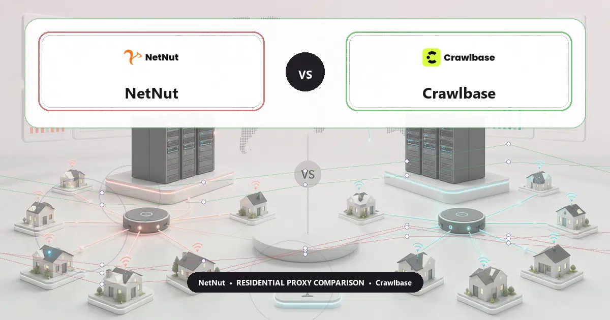 NetNut versus Crawlbase residential proxy comparison