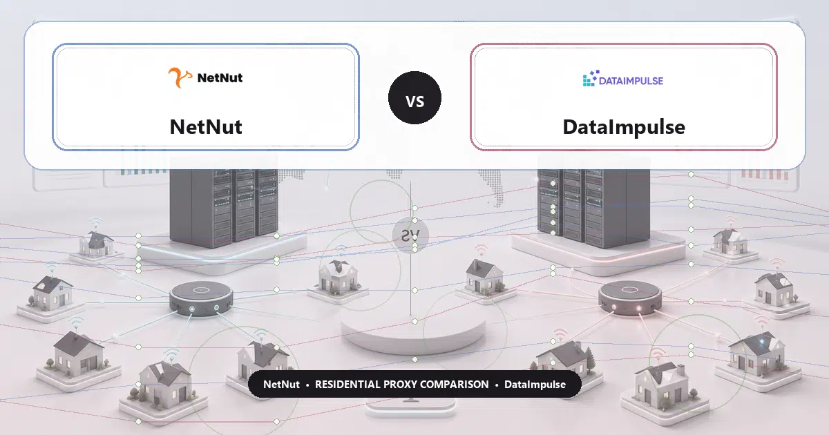 NetNut versus DataImpulse residential proxy comparison