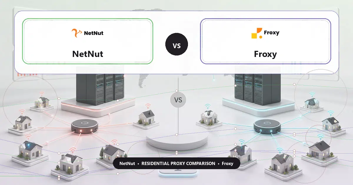 NetNut versus Froxy residential proxy comparison