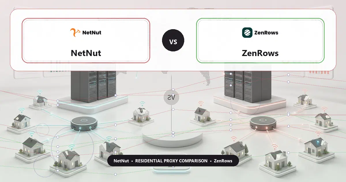 NetNut versus ZenRows residential proxy comparison