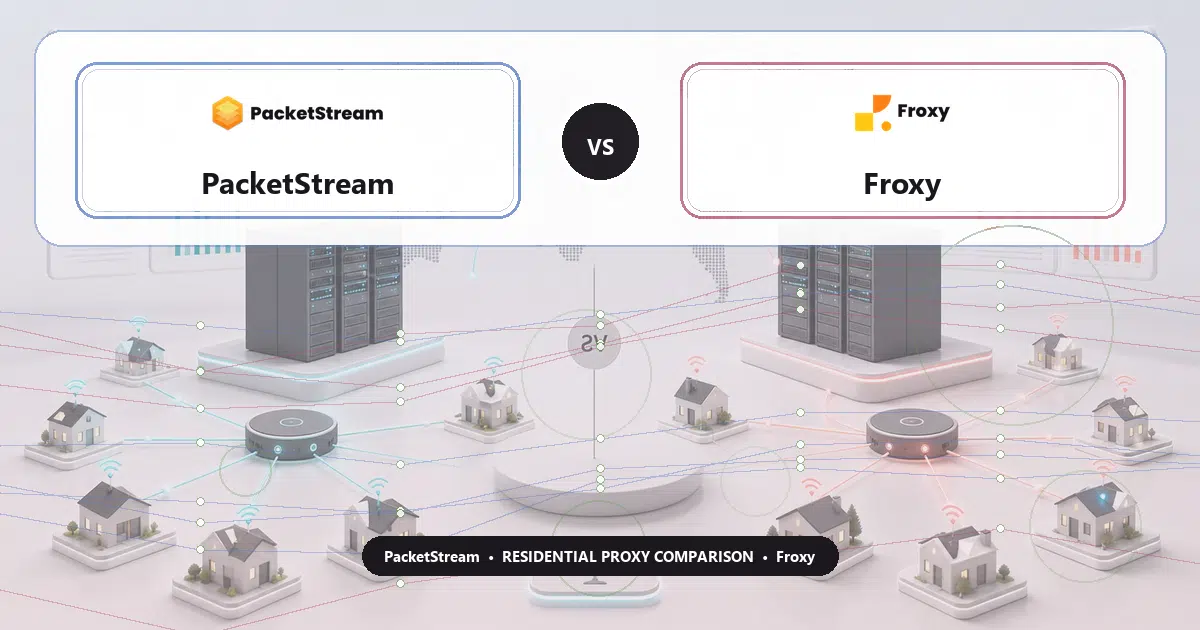 PacketStream versus Froxy residential proxy comparison