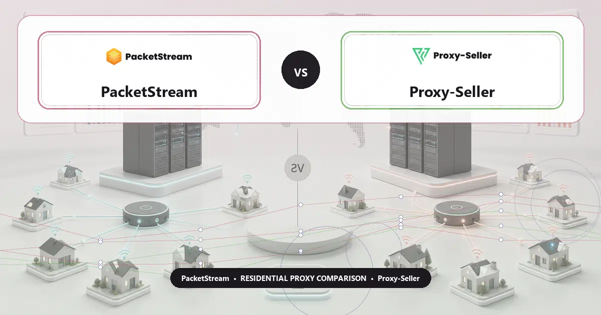 PacketStream versus Proxy-Seller residential proxy comparison