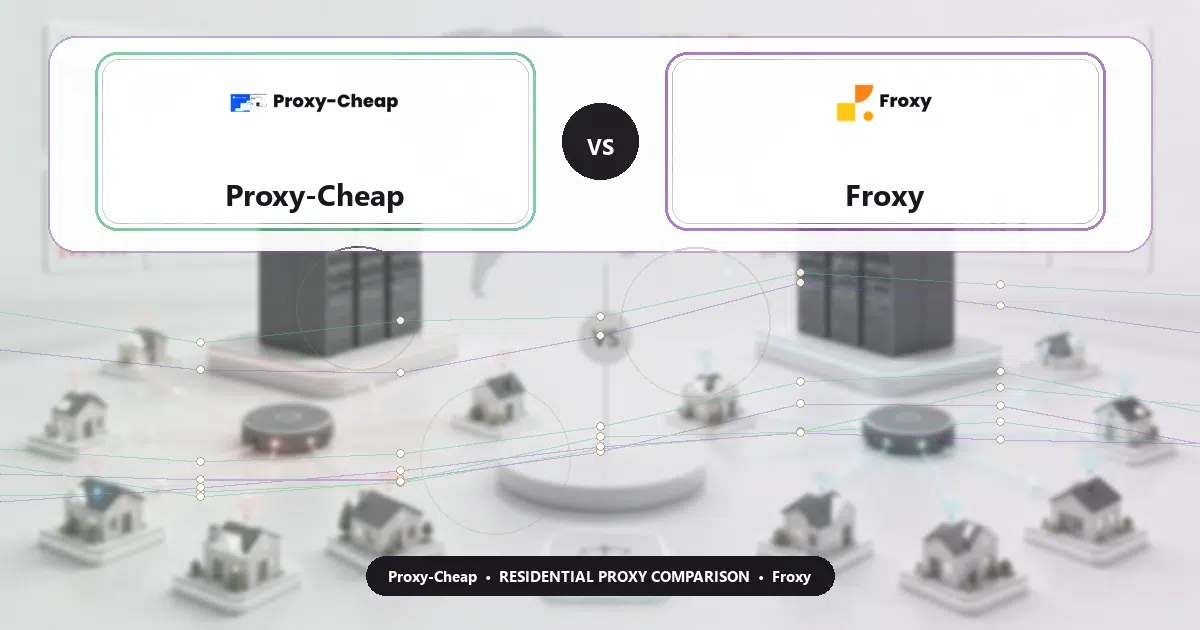 Proxy-Cheap versus Froxy residential proxy comparison