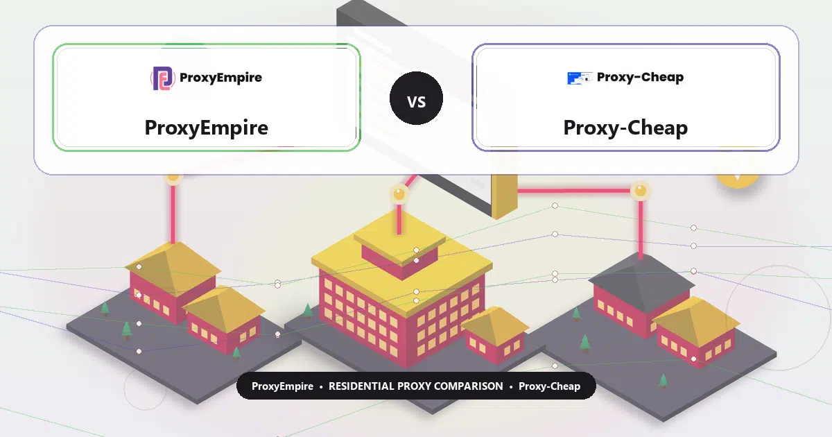 ProxyEmpire versus Proxy-Cheap residential proxy comparison
