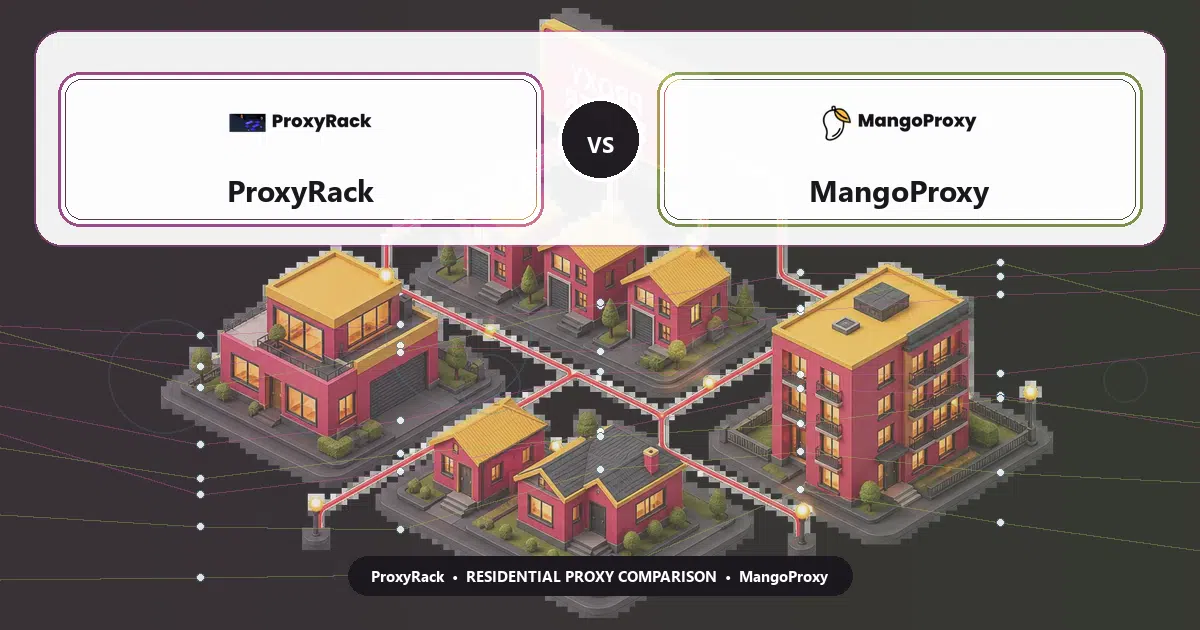 ProxyRack versus MangoProxy residential proxy comparison