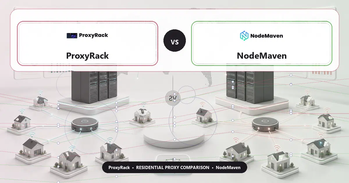 ProxyRack versus NodeMaven residential proxy comparison