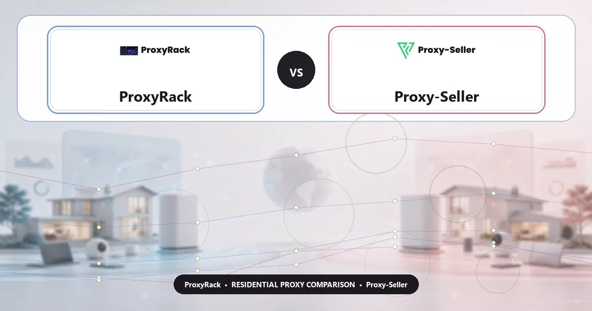 ProxyRack versus Proxy-Seller residential proxy comparison
