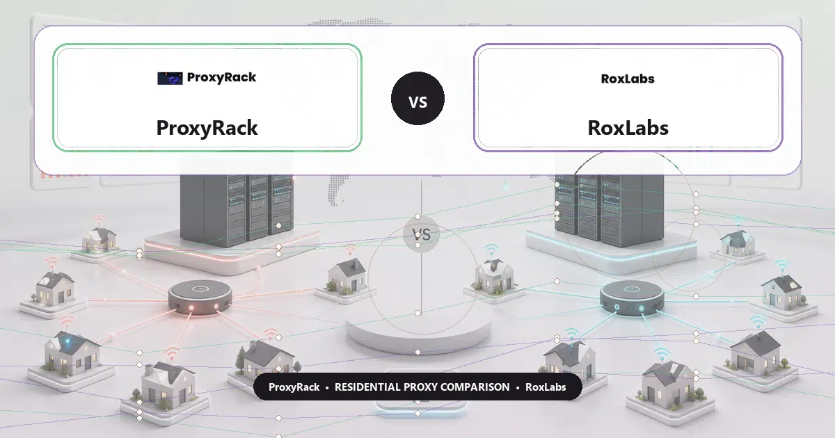 ProxyRack versus RoxLabs residential proxy comparison