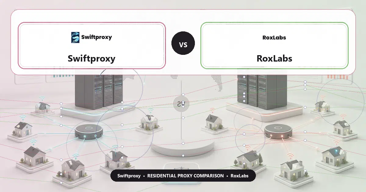 Swiftproxy versus RoxLabs residential proxy comparison